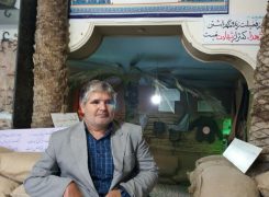 بازدید شهید زنده از موزه فرهنگی دفاع مقدس