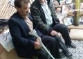 حضور  “شهید  زنده” در مرکز فرهنگی دفاع مقدس جوین