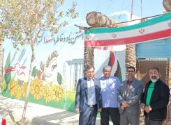 بازدید شهردار و اعضای شورای اسلامی شهر نقاب از موزه دفاع مقدس در هفته دفاع مقدس + صوت + تصاویر